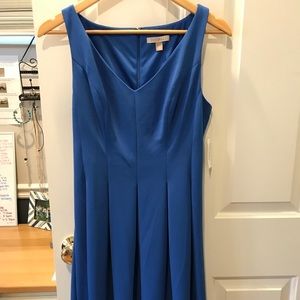Blue knee length dress, tags still on